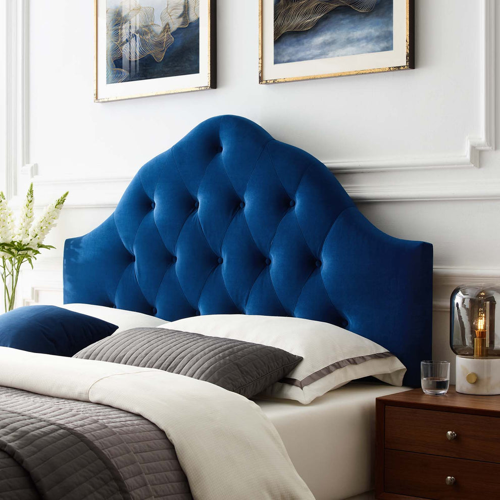 Modway Sovereign Queen Diamond Tufted Performance Velvet Headboard - MOD-6124 | Headboards | Modishstore - 11
