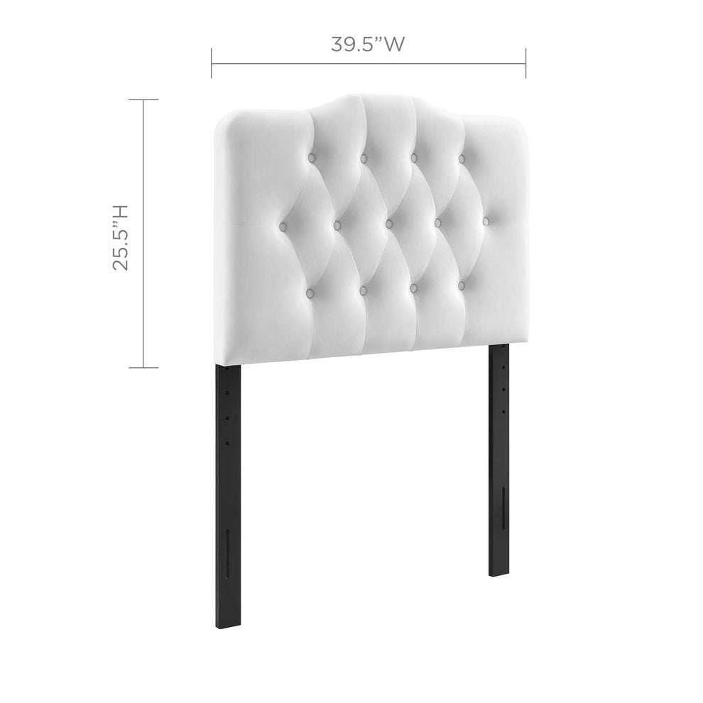 Annabel Twin Diamond Tufted Performance Velvet Headboard By Modway - MOD-6126 | Headboards | Modishstore - 10