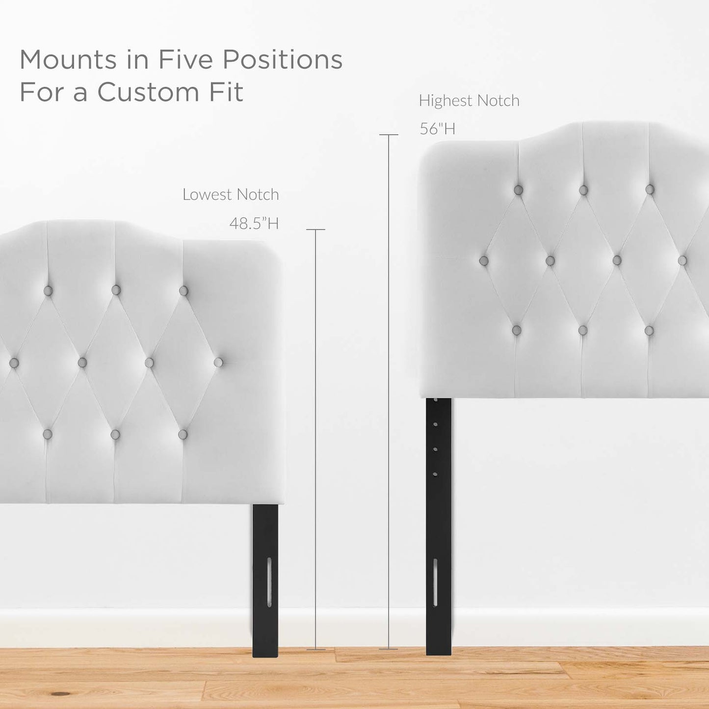 Annabel Twin Diamond Tufted Performance Velvet Headboard By Modway - MOD-6126 | Headboards | Modishstore - 12