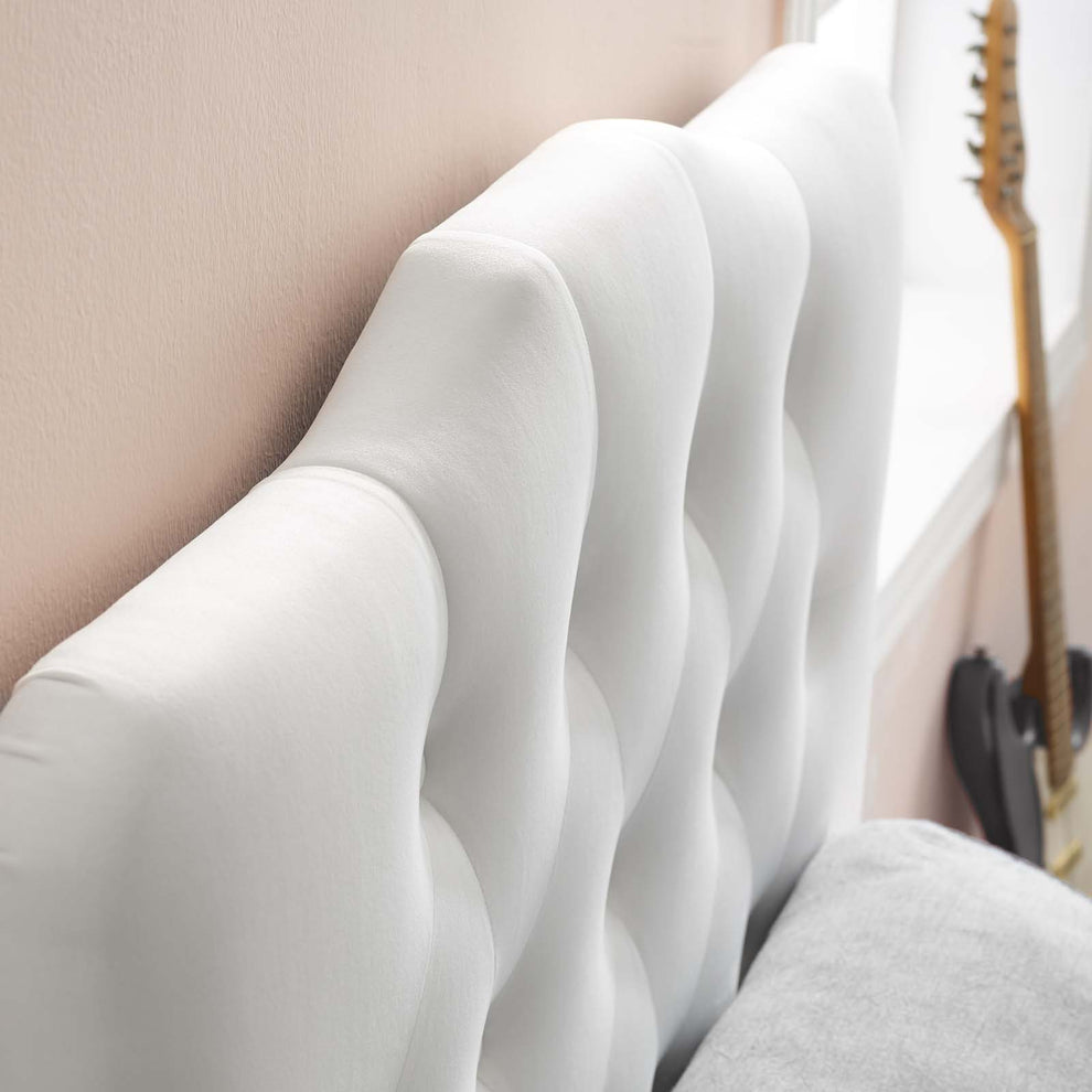 Annabel Twin Diamond Tufted Performance Velvet Headboard By Modway - MOD-6126 | Headboards | Modishstore - 14
