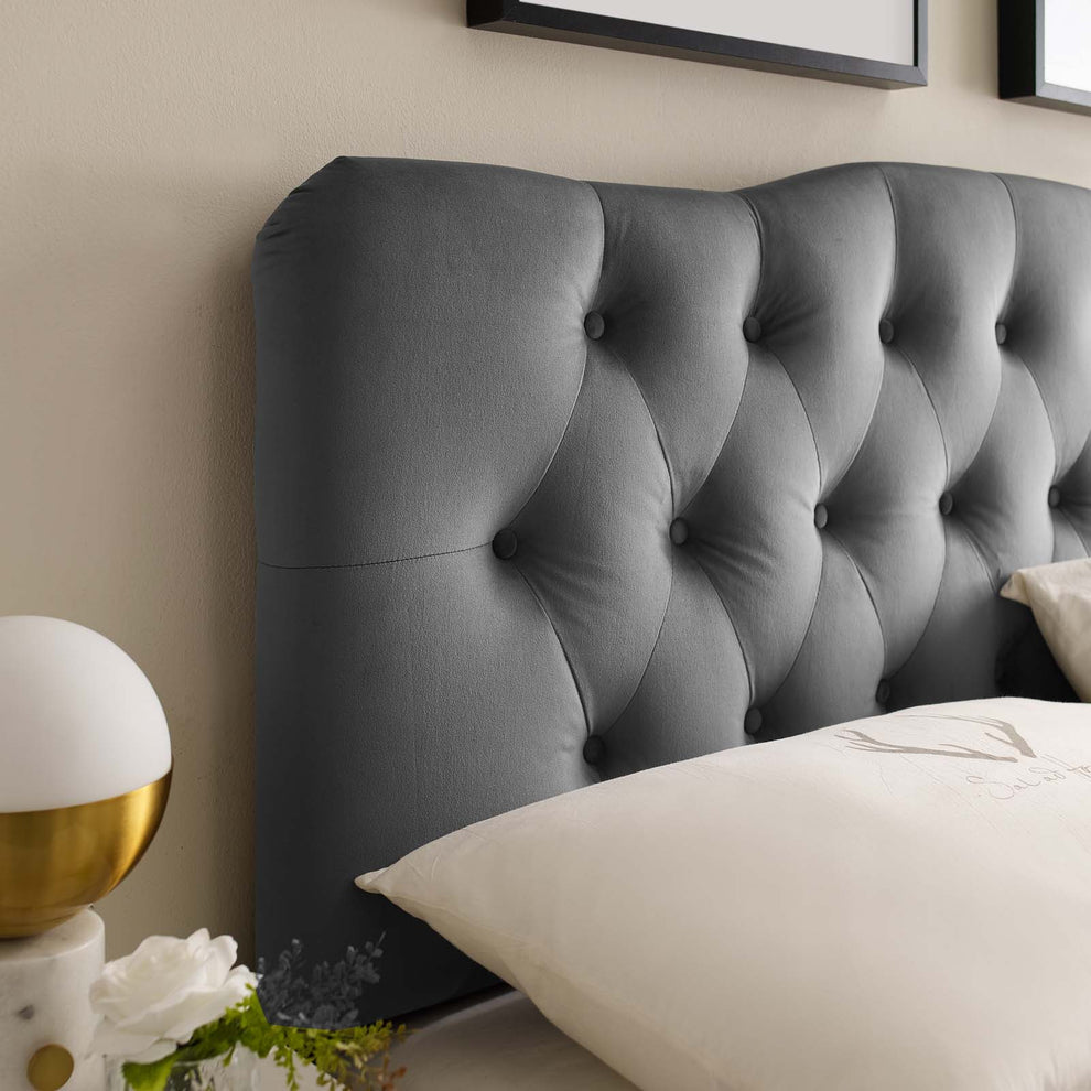 Modway Annabel King Diamond Tufted Performance Velvet Headboard - MOD-6127 | Headboards | Modishstore - 2