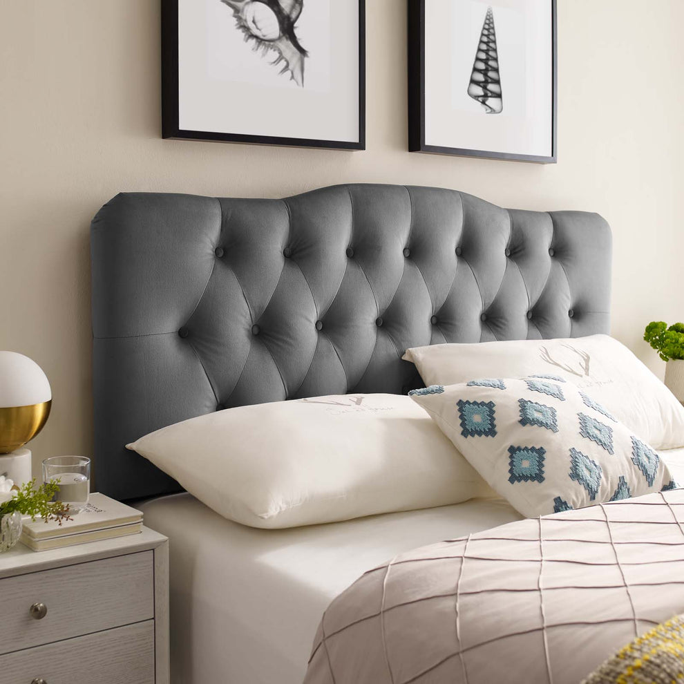 Modway Annabel King Diamond Tufted Performance Velvet Headboard - MOD-6127 | Headboards | Modishstore - 1
