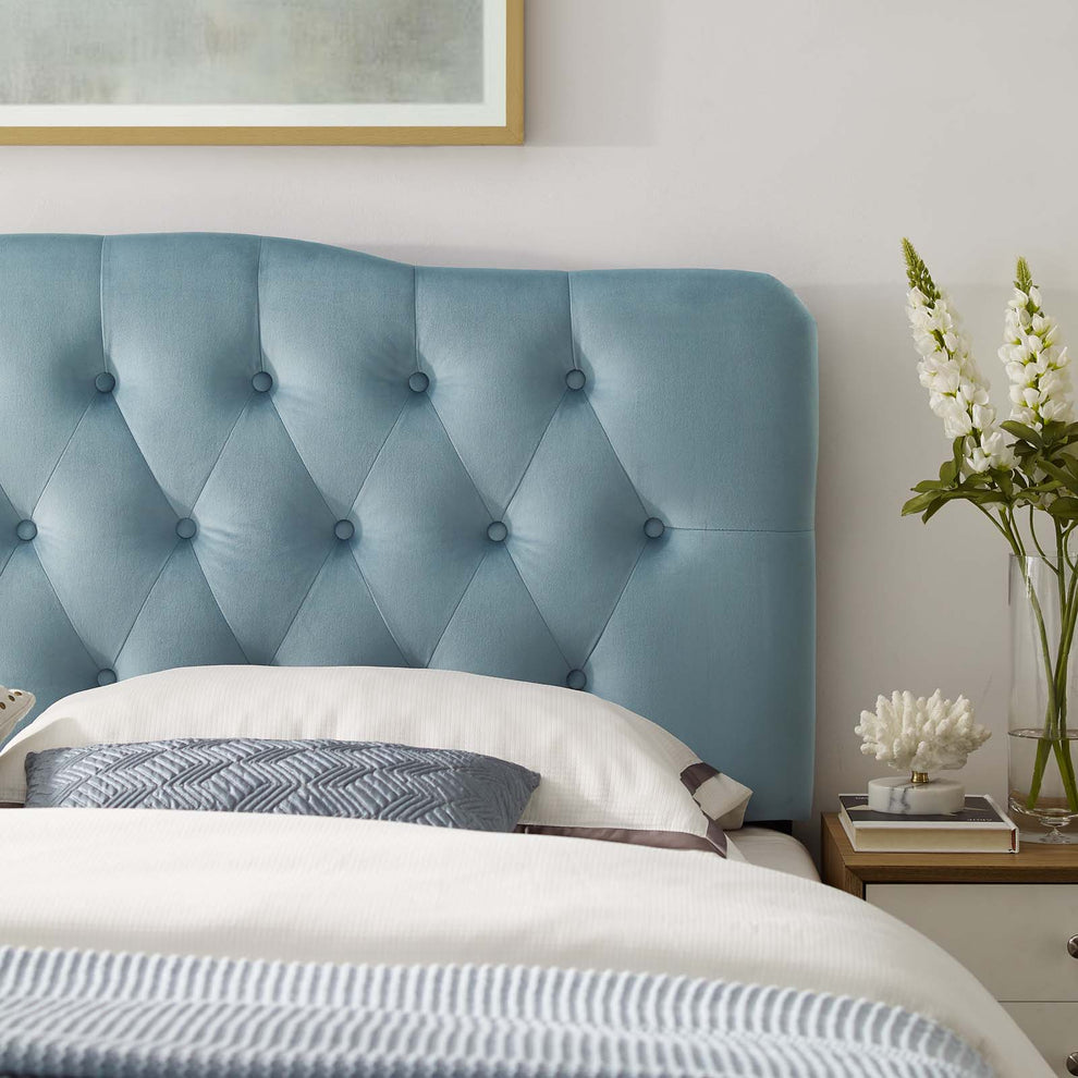 Modway Annabel King Diamond Tufted Performance Velvet Headboard - MOD-6127 | Headboards | Modishstore - 8