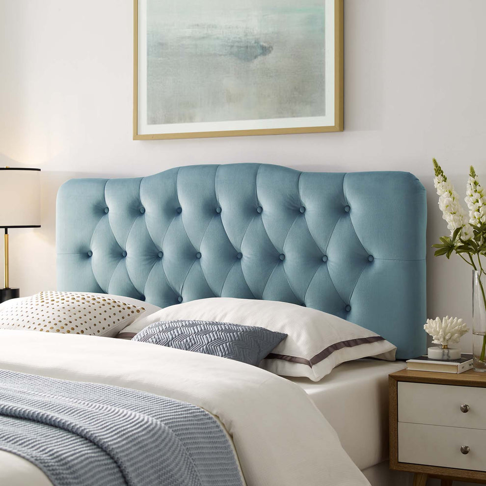 Modway Annabel King Diamond Tufted Performance Velvet Headboard - MOD-6127 | Headboards | Modishstore - 5