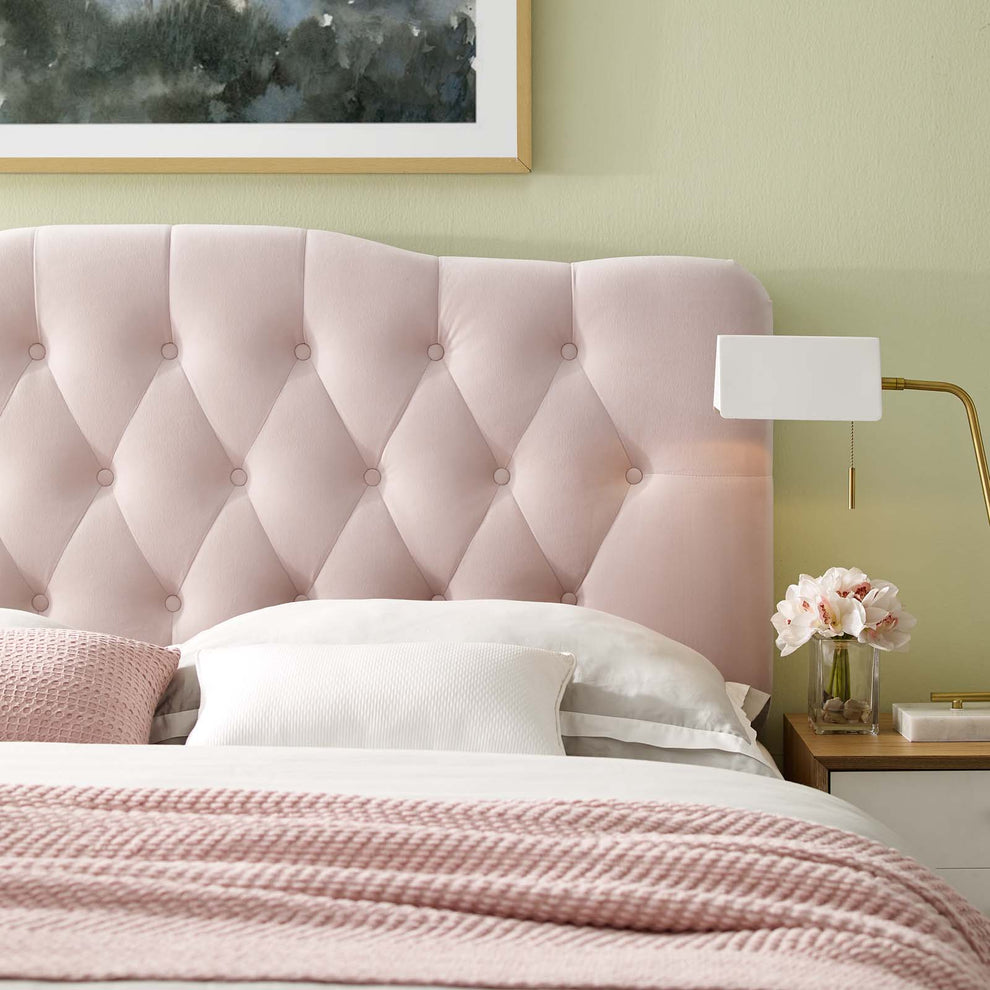 Modway Annabel King Diamond Tufted Performance Velvet Headboard - MOD-6127 | Headboards | Modishstore - 15