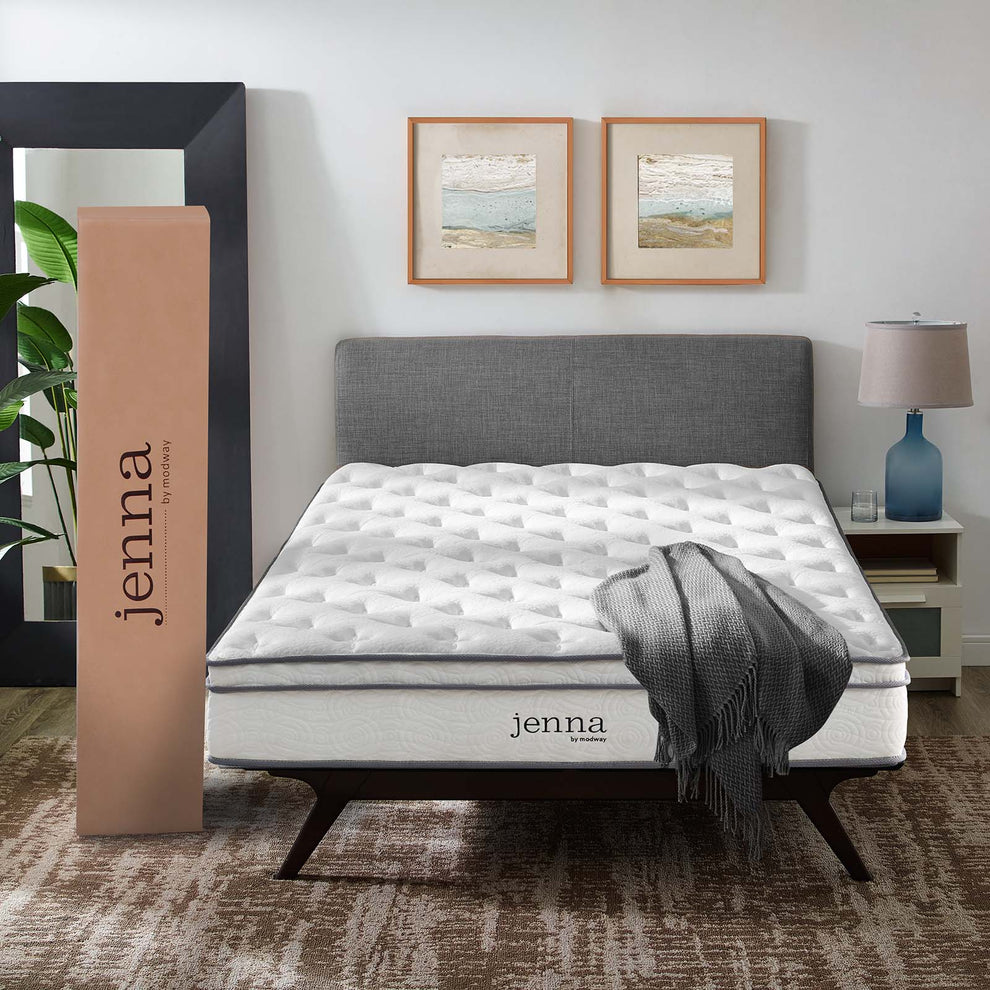 Modway Jenna 8" Queen Innerspring Mattress - MOD-6135 mattress  Quilted Polyester Tight-Top Surface  spring mattress ,  7 inch tall coils mattress | Mattresses | Modishstore - 9