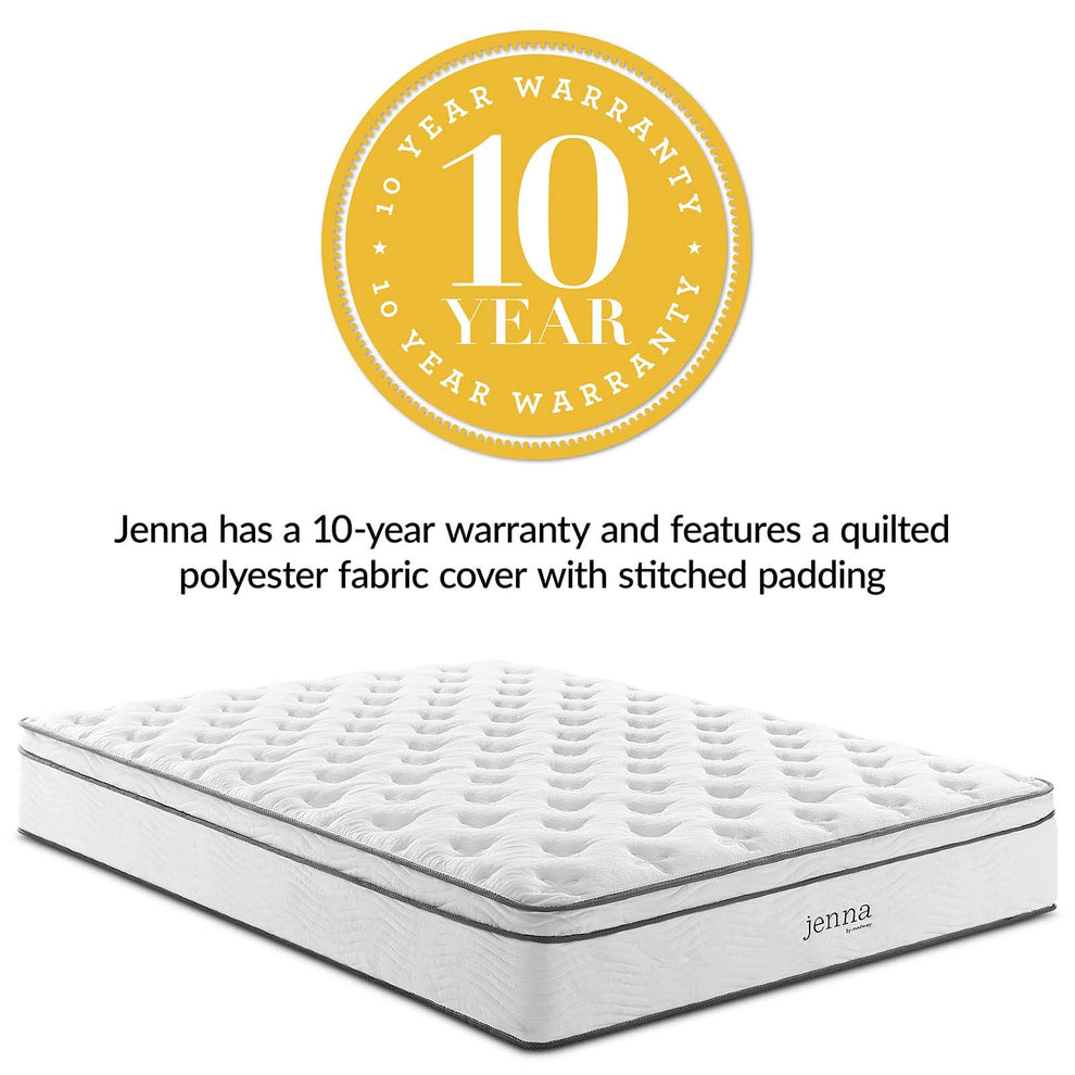 Modway Jenna 8" Queen Innerspring Mattress - MOD-6135 mattress  Quilted Polyester Tight-Top Surface  spring mattress ,  7 inch tall coils mattress | Mattresses | Modishstore - 3