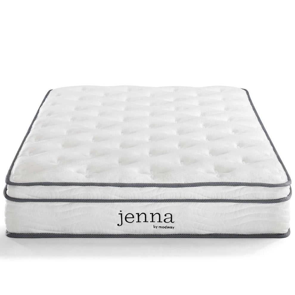 Modway Jenna 8" Queen Innerspring Mattress - MOD-6135 mattress  Quilted Polyester Tight-Top Surface  spring mattress ,  7 inch tall coils mattress | Mattresses | Modishstore - 6