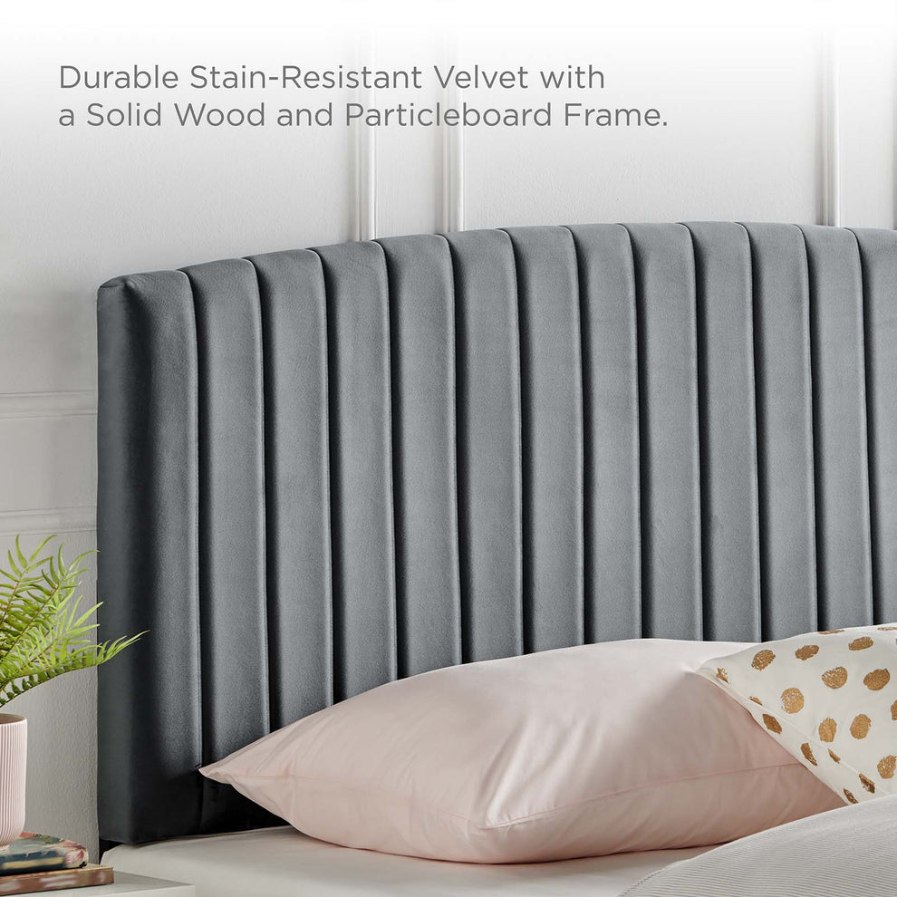 Modway Rebecca Performance Velvet Full / Queen Headboard - MOD-6141 | Headboards | Modishstore - 10