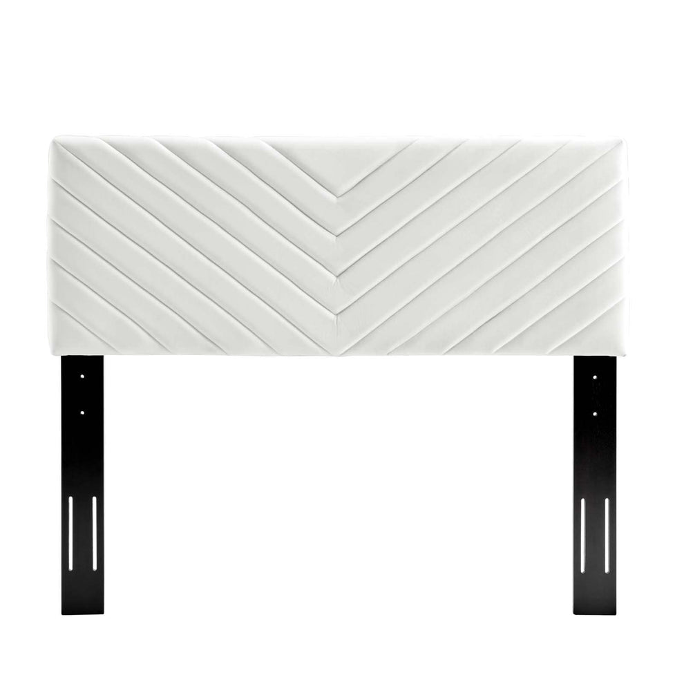 Modway Alyson Angular Channel Tufted Performance Velvet Twin Headboard - MOD-6143 | Headboards | Modishstore - 34