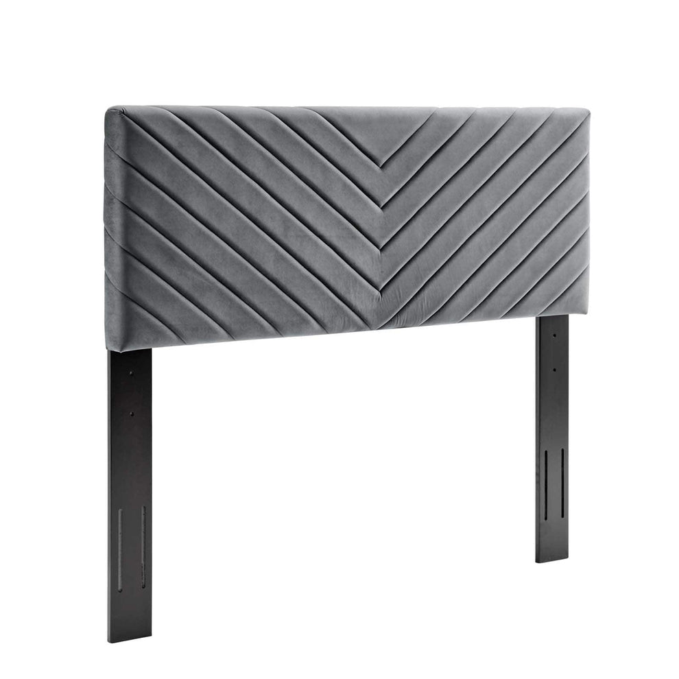 Modway Alyson Angular Channel Tufted Performance Velvet Full / Queen Headboard - MOD-6144 | Headboards | Modishstore - 2
