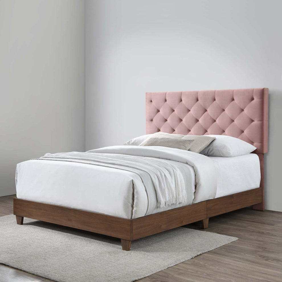 Modway Rhiannon Diamond Tufted Upholstered Performance Velvet Queen Bed - MOD-6147 | Beds | Modishstore - 6