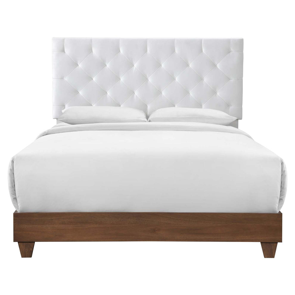 Modway Rhiannon Diamond Tufted Upholstered Performance Velvet Queen Bed - MOD-6147 | Beds | Modishstore - 12