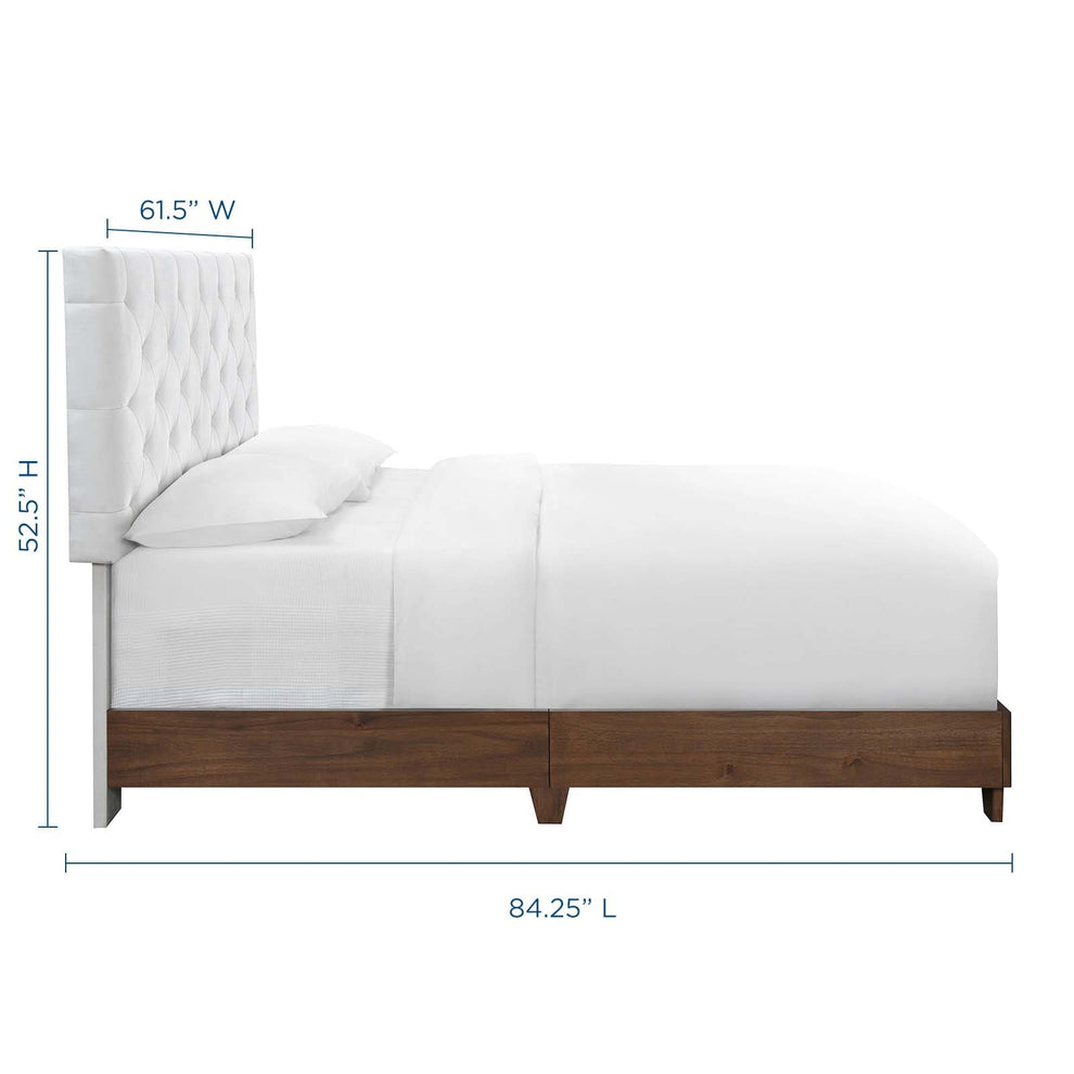 Modway Rhiannon Diamond Tufted Upholstered Performance Velvet Queen Bed - MOD-6147 | Beds | Modishstore - 13