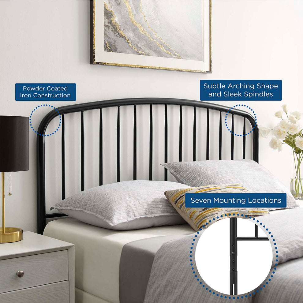 Nova Twin Metal Headboard By Modway - MOD-6148 | Headboards | Modishstore - 6