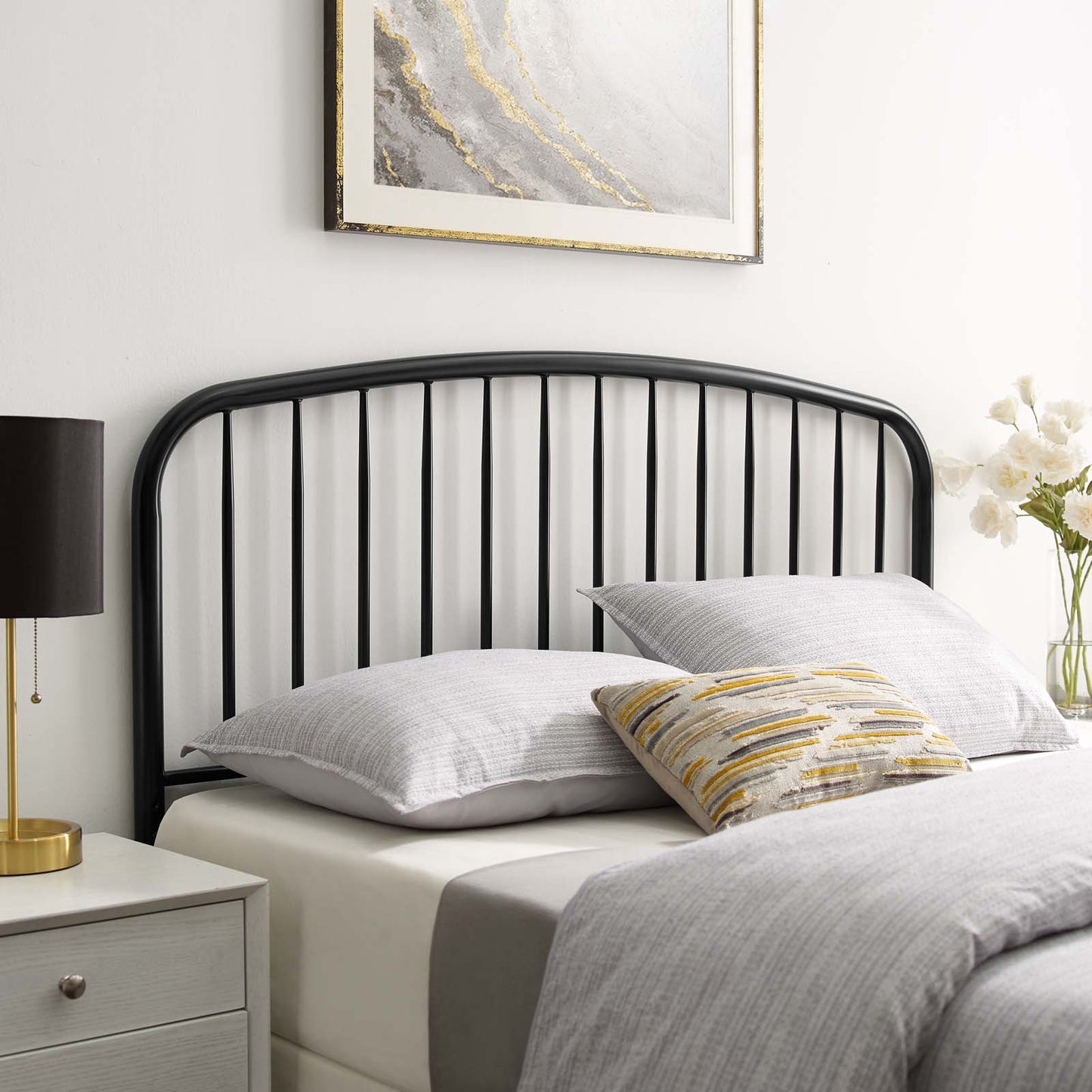 Nova Twin Metal Headboard By Modway - MOD-6148 | Headboards | Modishstore - 1