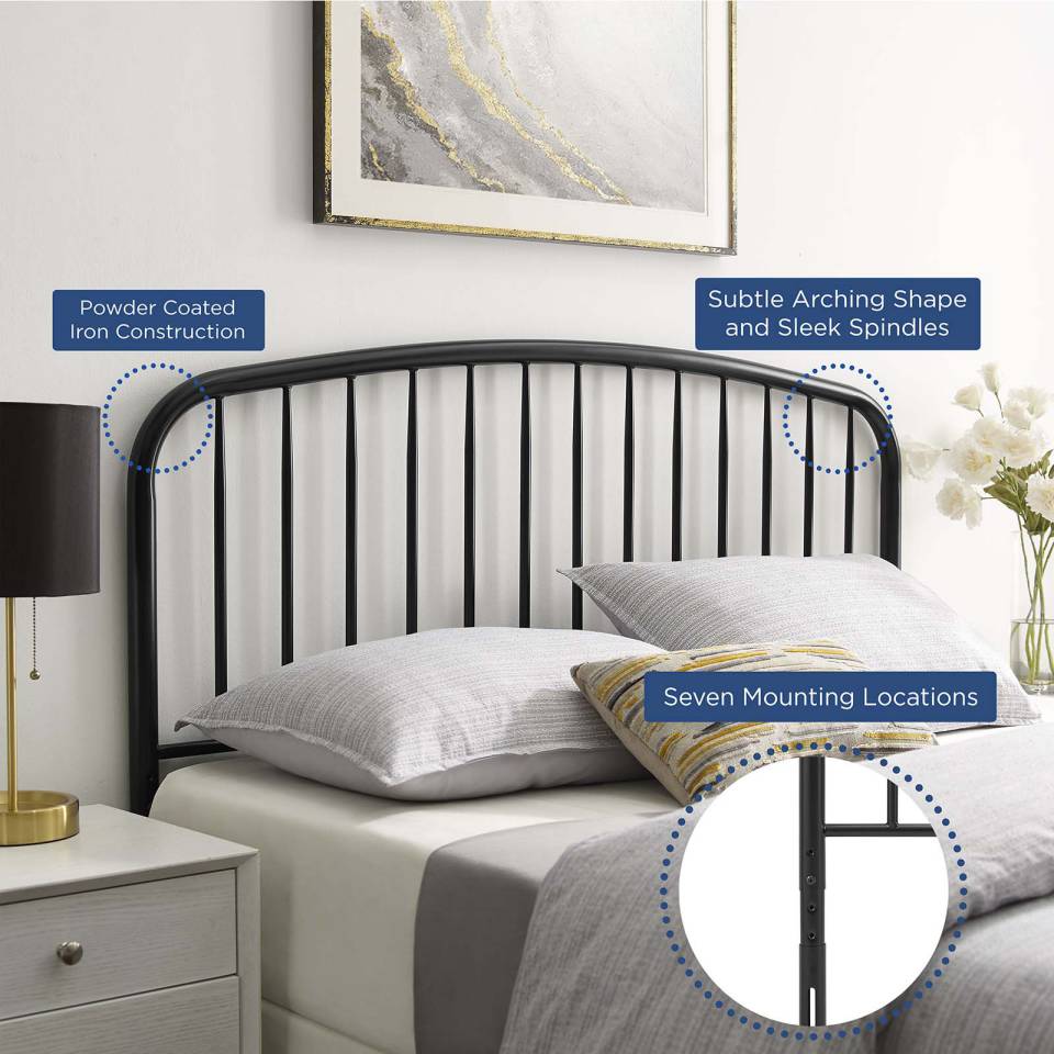 Modway Nova Queen Metal Headboard - MOD-6150 | Headboards | Modishstore - 6