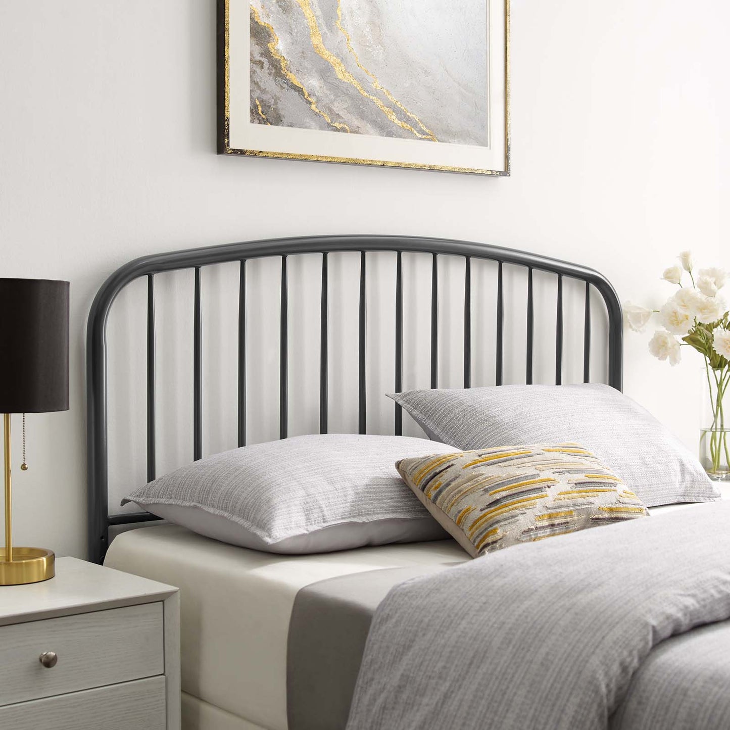 Nova King Metal Headboard By Modway - MOD-6151 | Headboards | Modishstore - 1