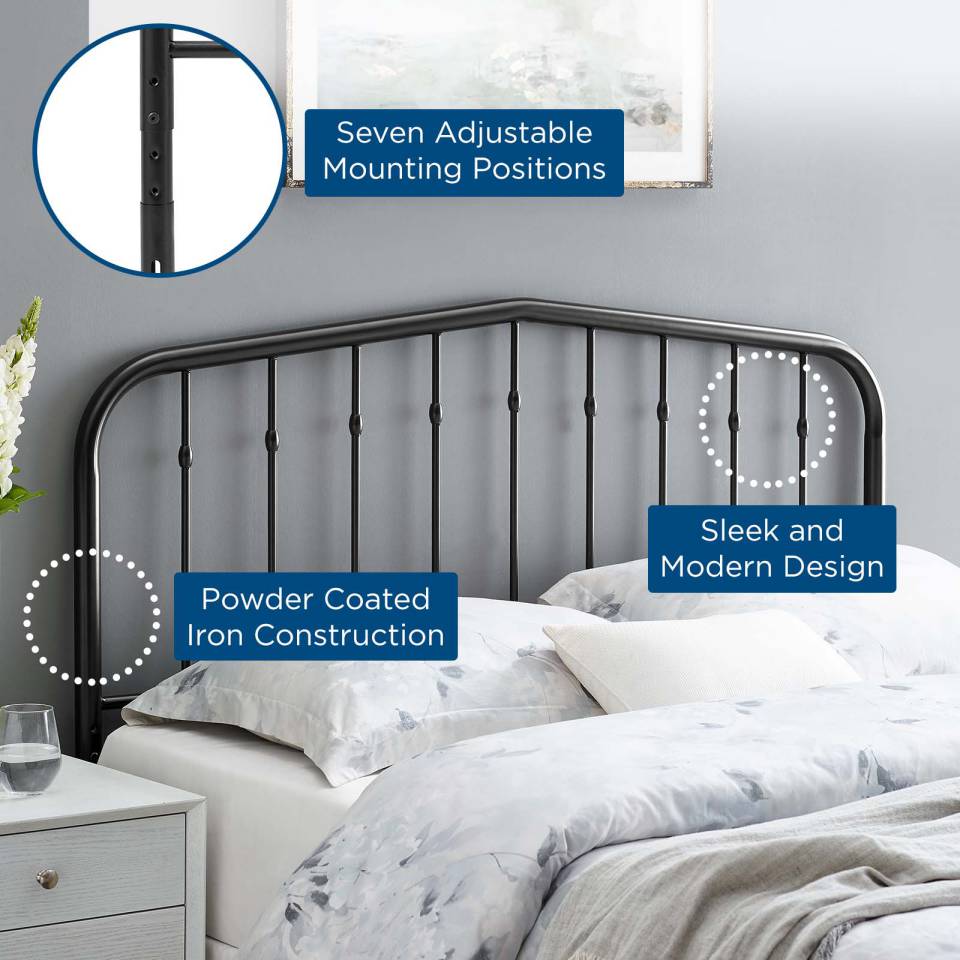 Modway Lennon King Metal Headboard - MOD-6167 | Headboards | Modishstore - 7