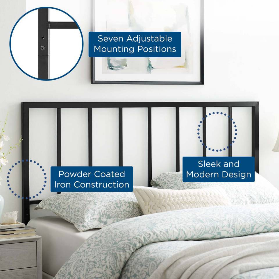 Modway Tatum Full Metal Headboard - MOD-6169 | Headboards | Modishstore - 7
