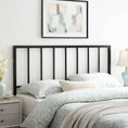 Modway Tatum Modern Farmhouse Metal Full Headboard in Black main image 0