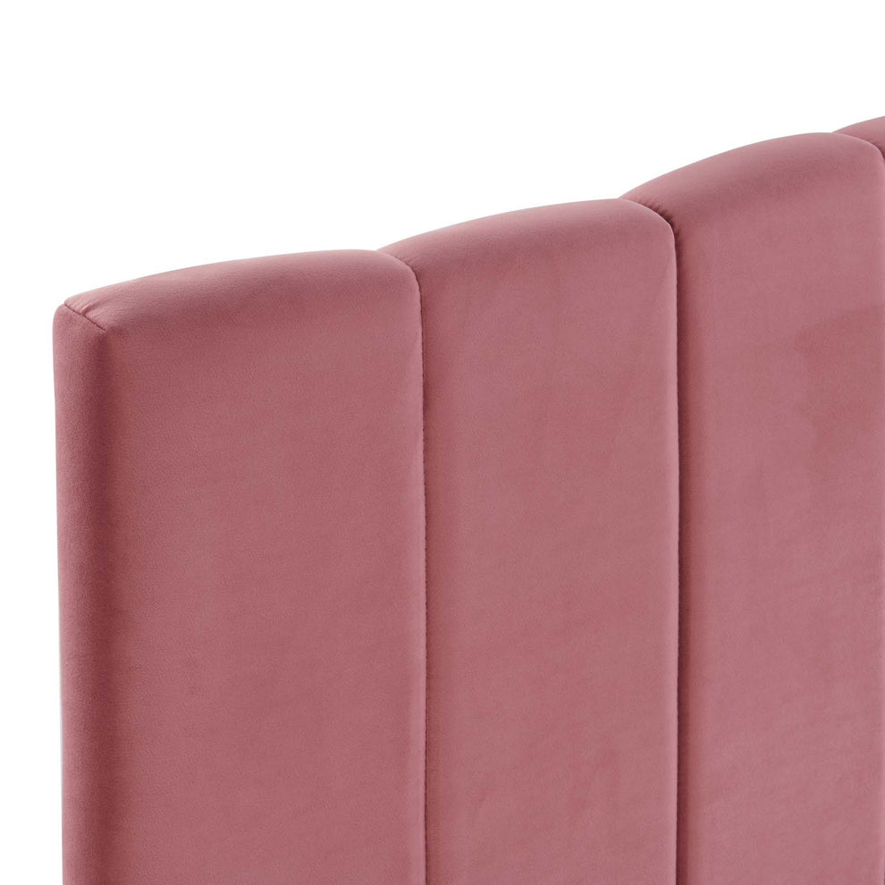 Camilla Channel Tufted King/California King Performance Velvet Headboard By Modway - MOD-6183 | Headboards | Modishstore - 4