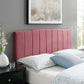 Camilla Channel Tufted King/California King Performance Velvet Headboard By Modway - MOD-6183 | Headboards | Modishstore - 1