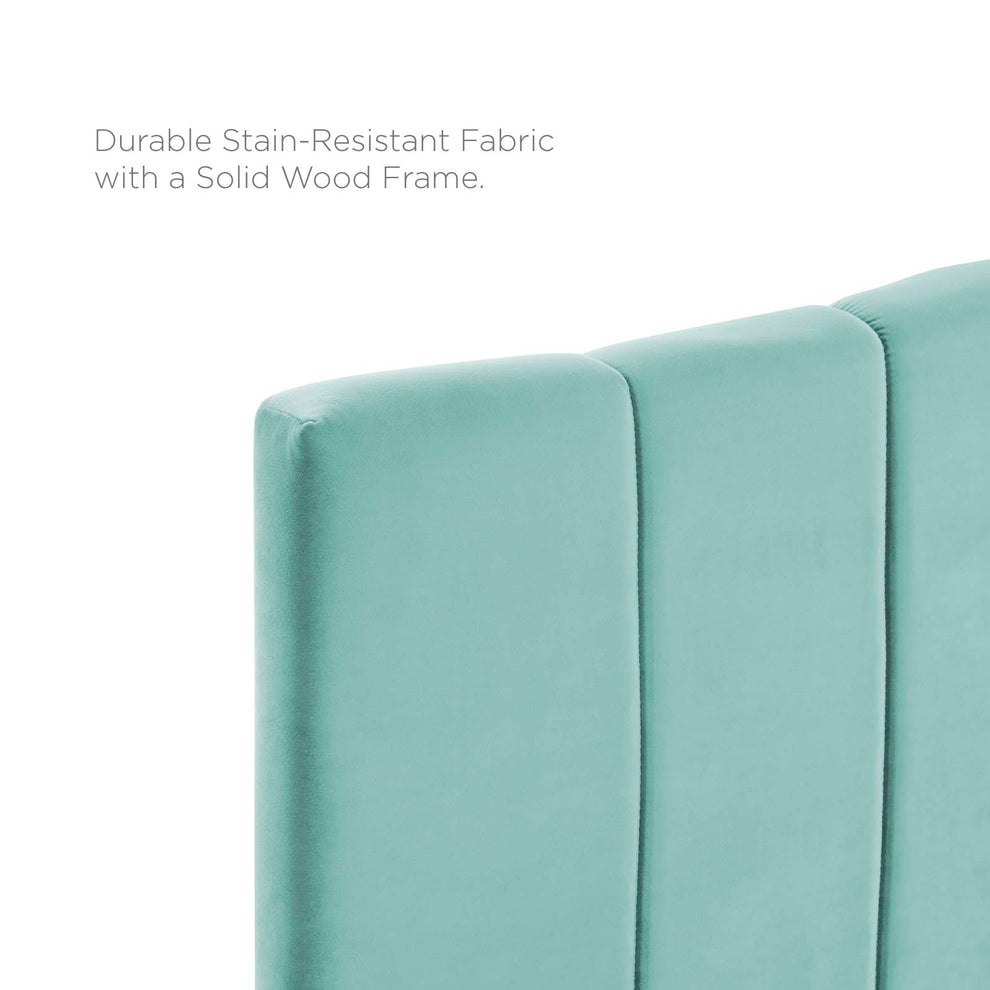 Camilla Channel Tufted King/California King Performance Velvet Headboard By Modway - MOD-6183 | Headboards | Modishstore - 12