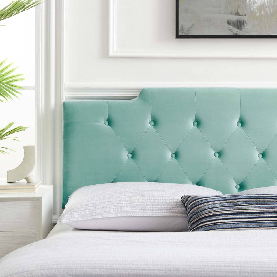 Modway Juliet Tufted King/California King Performance Velvet Headboard - MOD-6186 | Headboards | Modishstore - 7