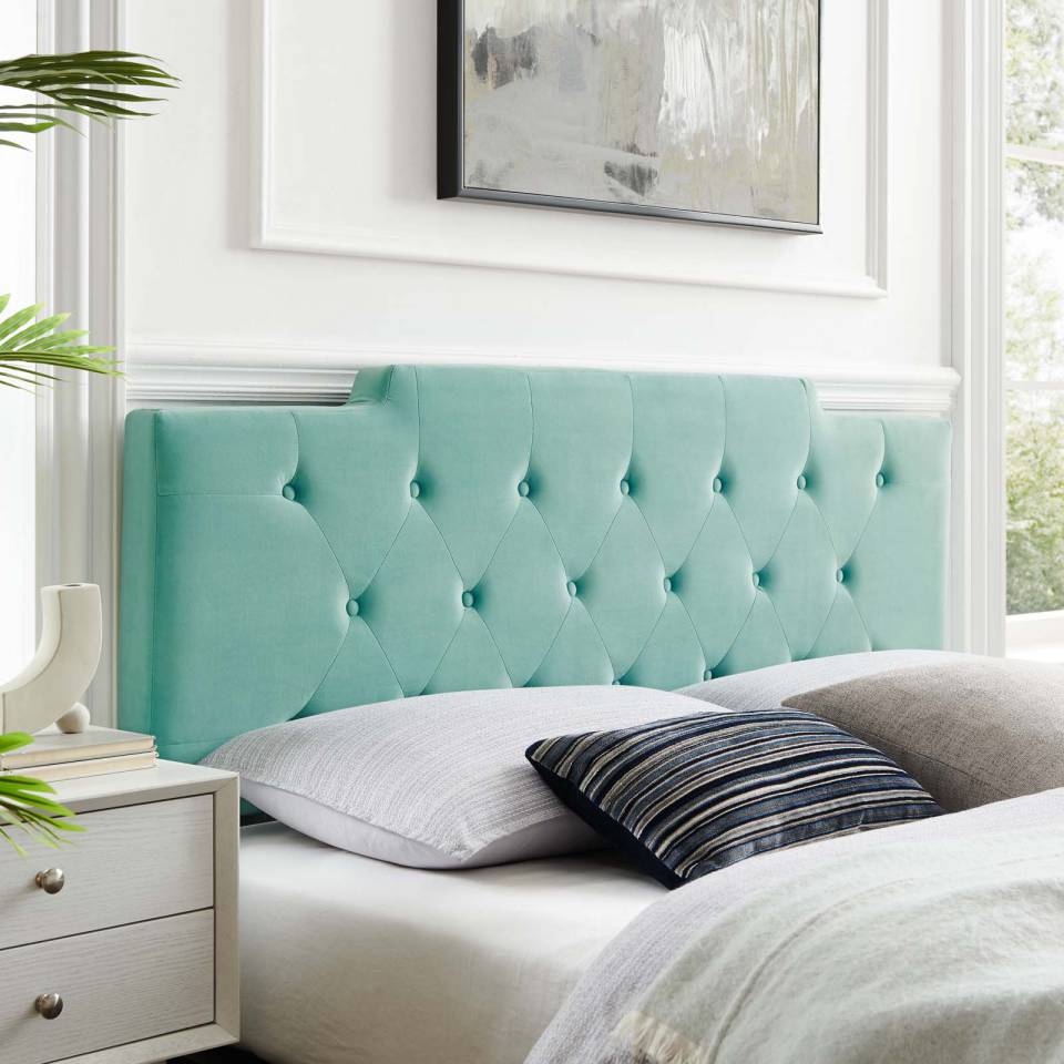 Modway Juliet Tufted King/California King Performance Velvet Headboard - MOD-6186 | Headboards | Modishstore - 1