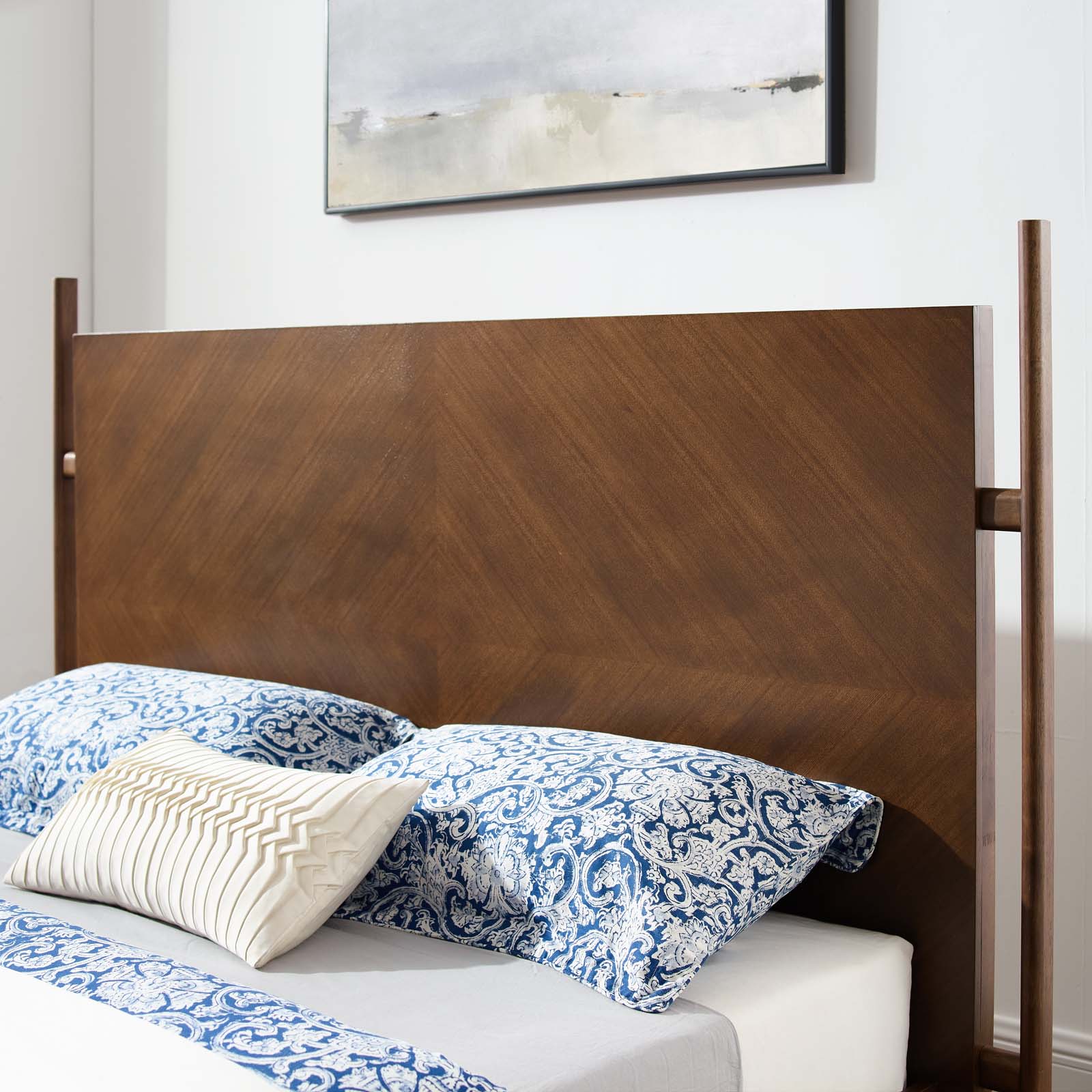 Kali Wood Queen Platform Bed By Modway - MOD-6192 | Beds | Modishstore - 1