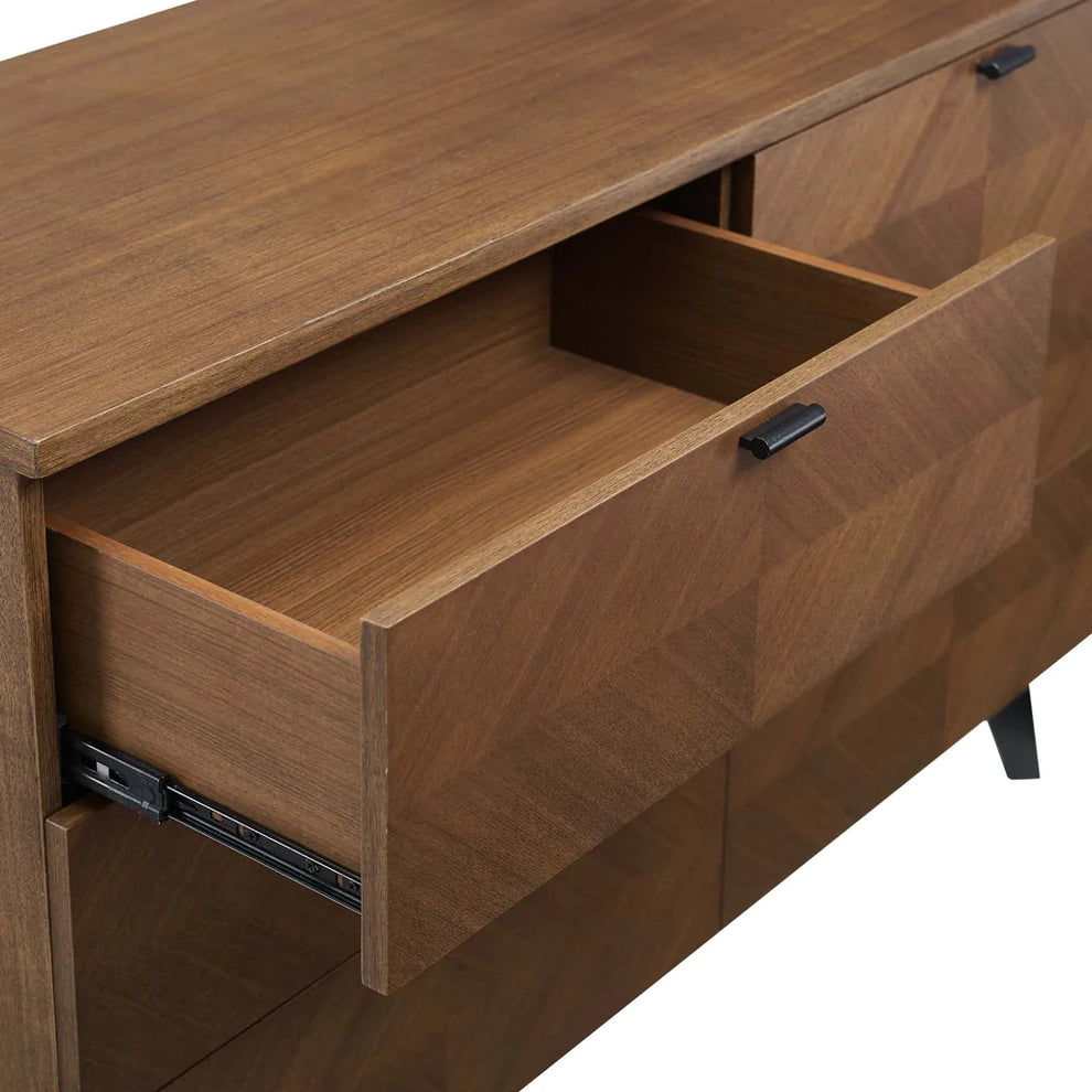 Modway Kali Wood Dresser in Walnut - MOD-6194 | Dressers | Modishstore - 4
