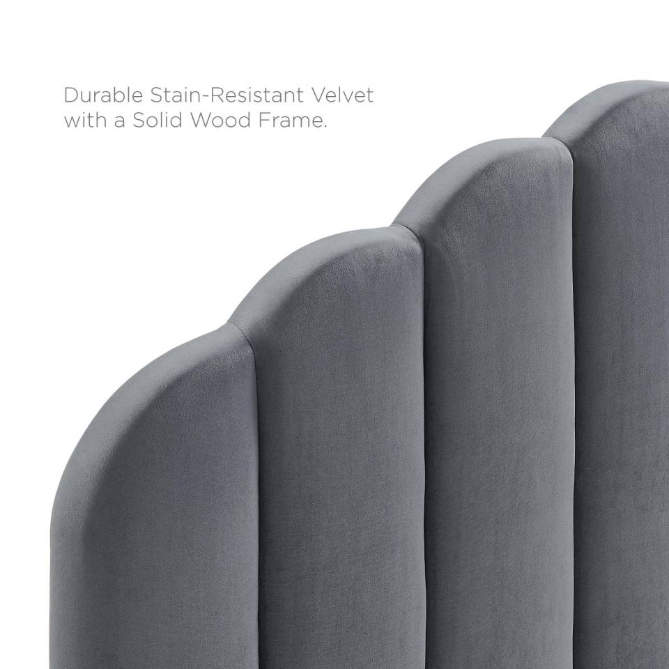 Modway Veronique King/California King Performance Velvet Headboard - MOD-6208 | Headboards | Modishstore - 5
