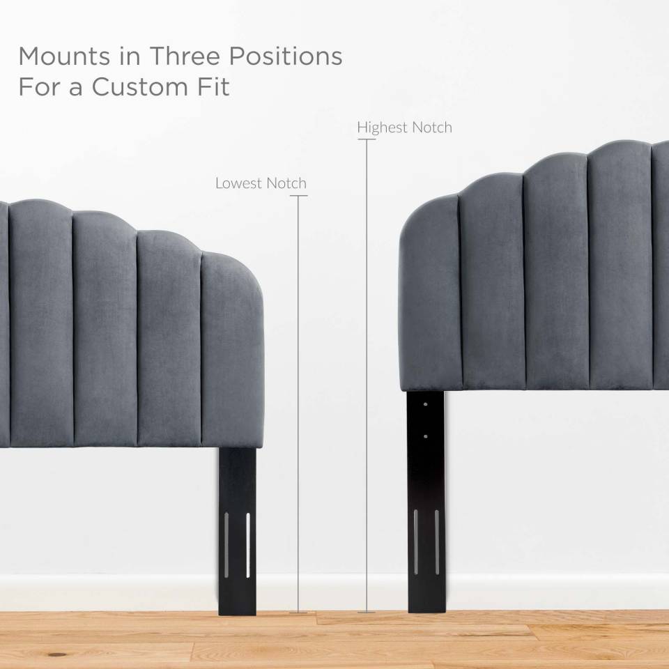 Modway Veronique King/California King Performance Velvet Headboard - MOD-6208 | Headboards | Modishstore - 6