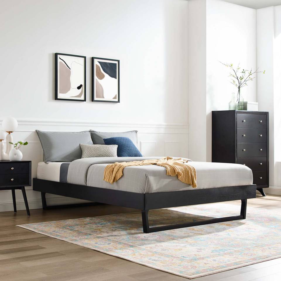 Modway Billie Full Wood Platform Bed Frame - MOD-6213 | Beds | Modishstore - 1