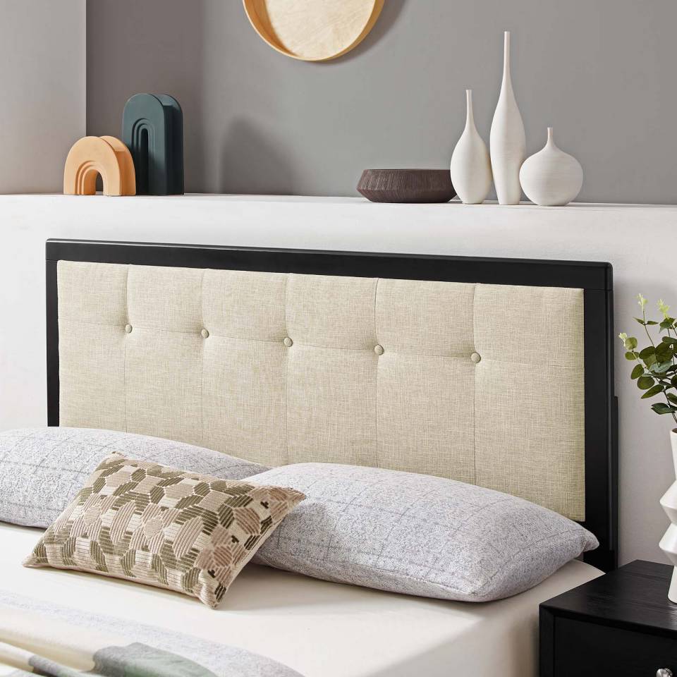Modway Draper Tufted Twin Fabric and Wood Headboard - MOD-6224 | Headboards | Modishstore - 8