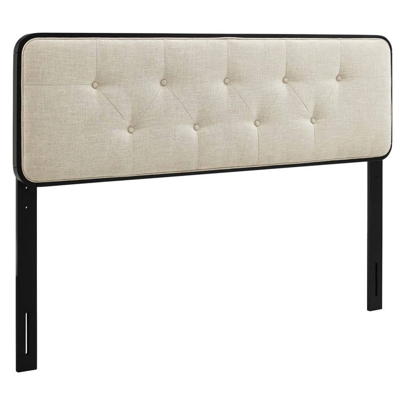 Modway Collins Tufted Twin Fabric and Wood Headboard | Headboards | Modishstore-2