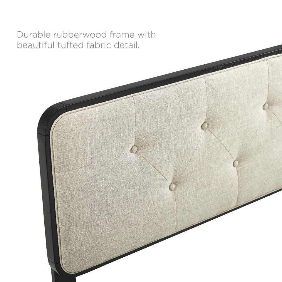 Modway Collins Tufted Twin Fabric and Wood Headboard | Headboards | Modishstore-5