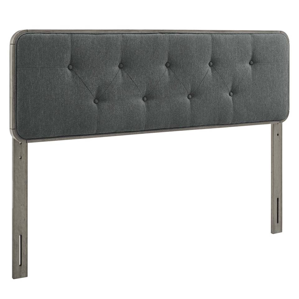 Modway Collins Tufted Full Fabric and Wood Headboard | Headboards | Modishstore-11