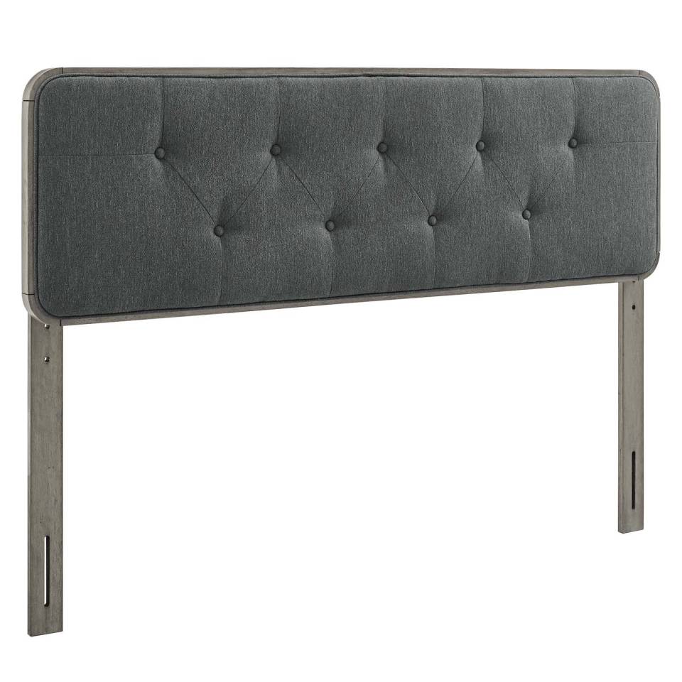 Modway Collins Tufted King Fabric and Wood Headboard - MOD-6235 | Headboards | Modishstore - 9