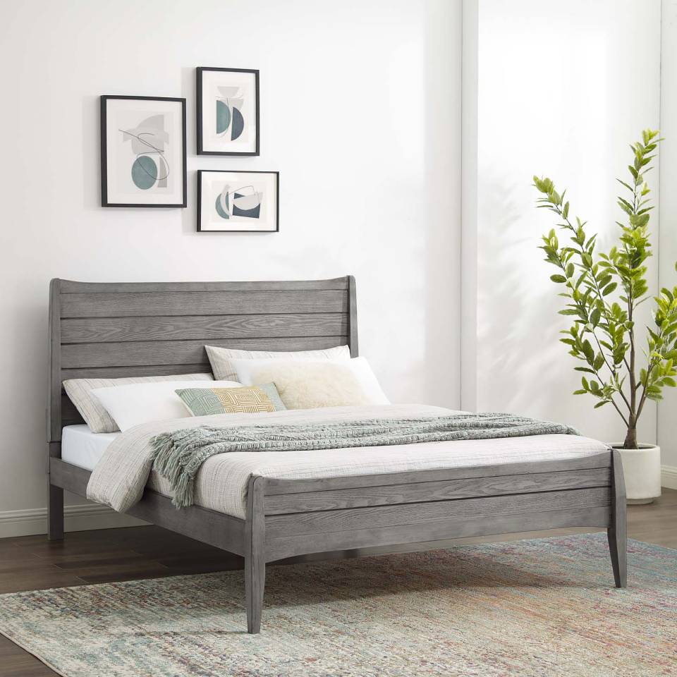 Modway Georgia Queen Wood Platform Bed - MOD-6238 | Beds | Modishstore - 6