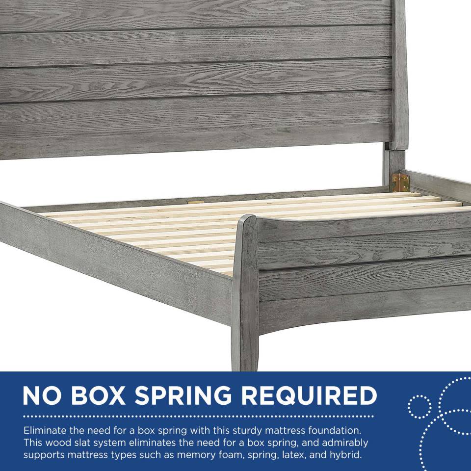 Modway Georgia King Wood Platform Bed - MOD-6239 | Beds | Modishstore - 6