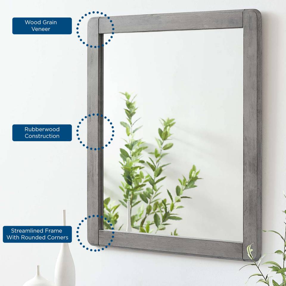 Modway Georgia Wood Mirror - MOD-6243 | Mirrors | Modishstore - 3