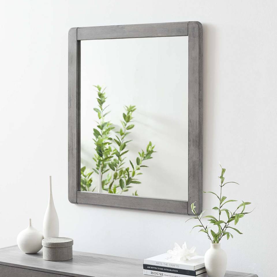 Modway Georgia Wood Mirror - MOD-6243 | Mirrors | Modishstore - 1