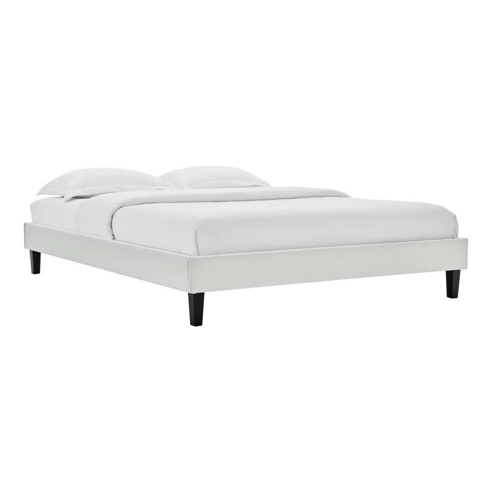 Modway Reign Full Performance Velvet Platform Bed Frame - MOD-6265 | Beds | Modishstore - 7