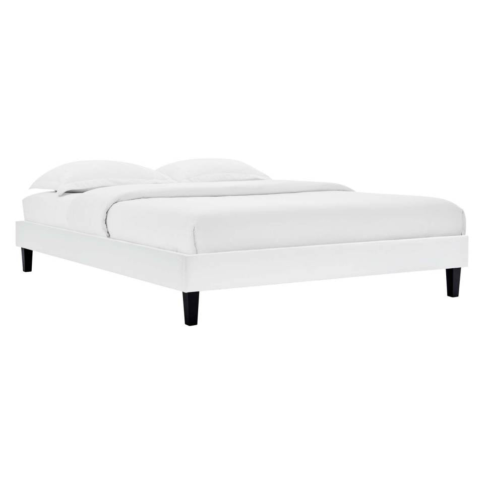 Modway Reign Queen Performance Velvet Platform Bed Frame - MOD-6266 | Beds | Modishstore - 12