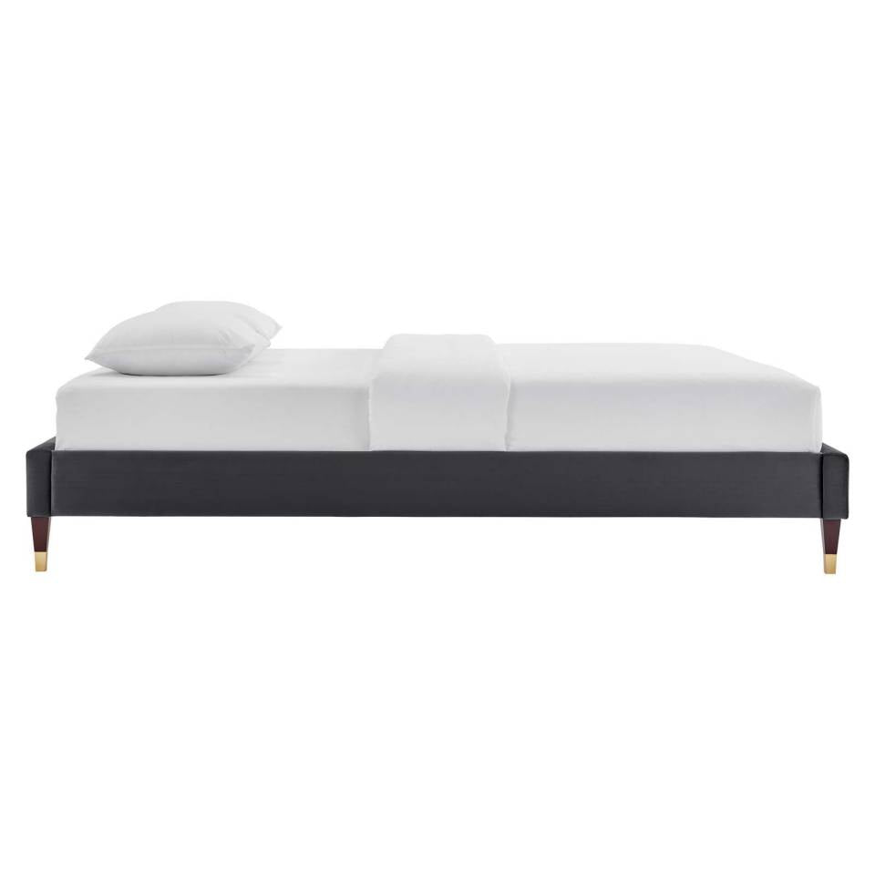 Modway Harlow Twin Performance Velvet Platform Bed Frame - MOD-6268 | Beds | Modishstore - 4