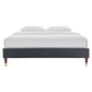 Modway Harlow Twin Performance Velvet Platform Bed Frame | Beds | Modishstore-5