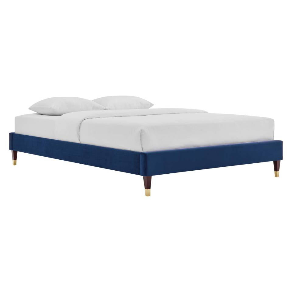 Modway Harlow Twin Performance Velvet Platform Bed Frame - MOD-6268 | Beds | Modishstore - 10