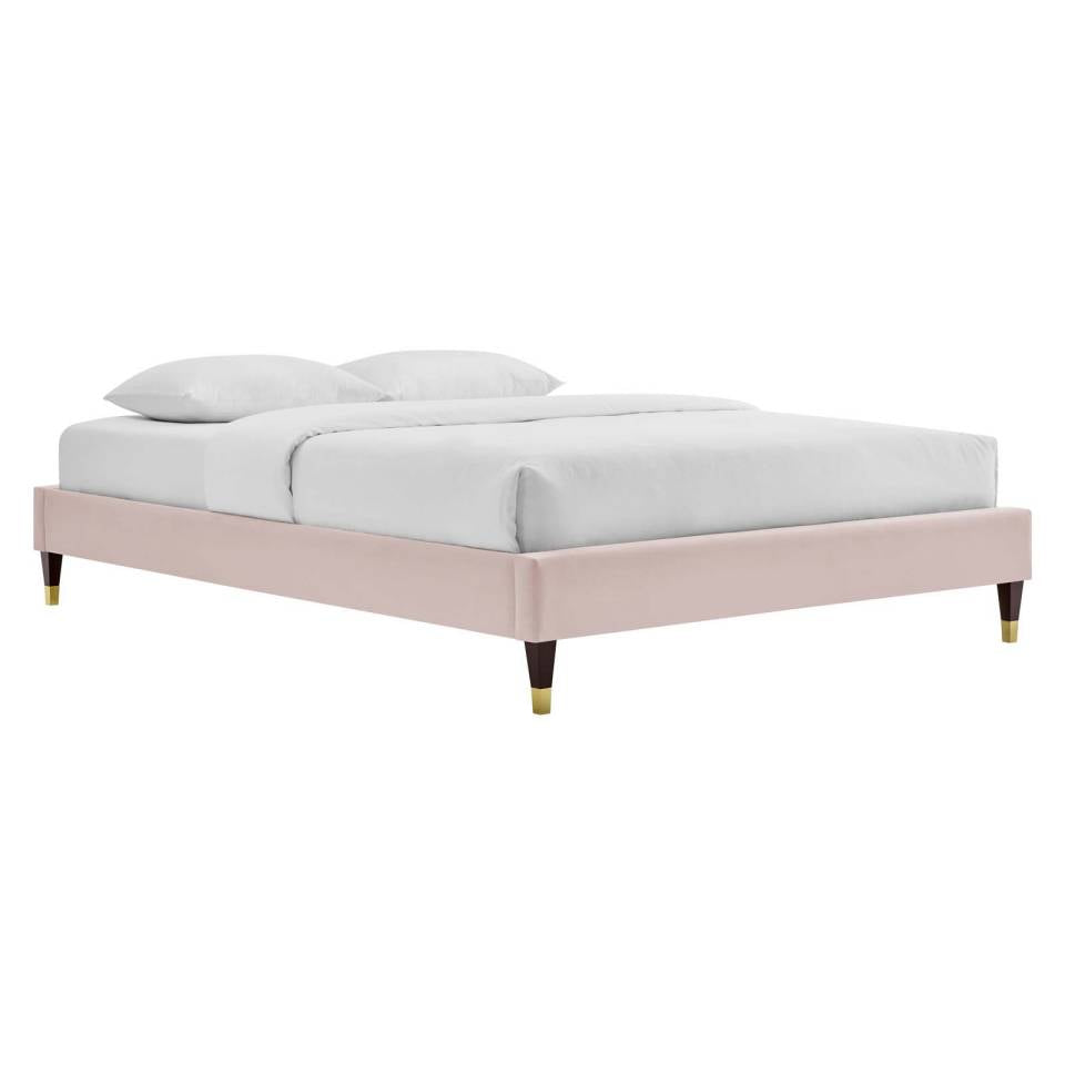 Modway Harlow Twin Performance Velvet Platform Bed Frame - MOD-6268 | Beds | Modishstore - 11